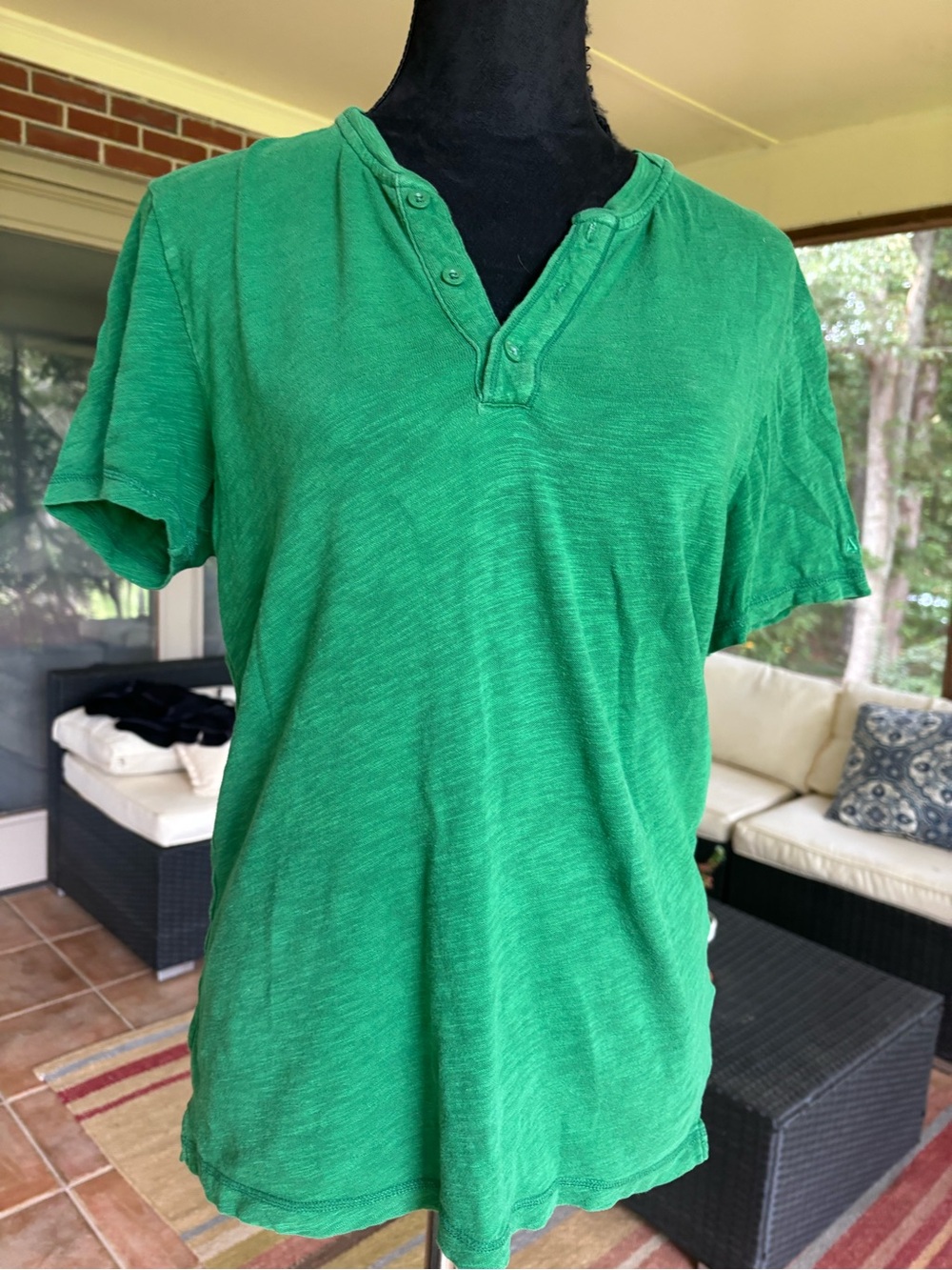 Armani green polo